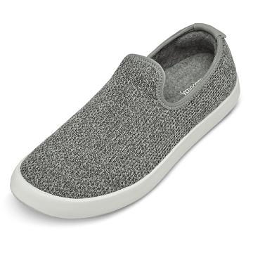 Silver Men's Allbirds Tree Loungers Slip On Shoes | ZA4111PQ