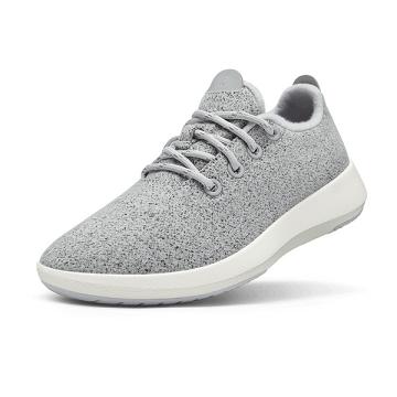 Silver Men's Allbirds Wool Mizzles Waterproof Shoes | ZA4265SO