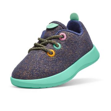 Taupe Kids' Allbirds Smallbirds Wool Runner Sneakers | ZA4867TV
