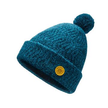 Turquoise Men's Allbirds The Pom Beanie Hats | ZA4405EX
