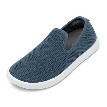 Turquoise Men's Allbirds Tree Loungers Slip On Shoes | ZA4105HK