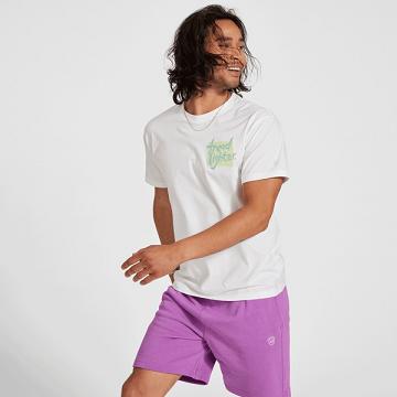 White Men's Allbirds Allgood Cotton T Shirts | ZA4295OR
