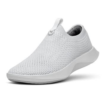White Men's Allbirds Tree Dasher Relay Slip On Shoes | ZA4115YU